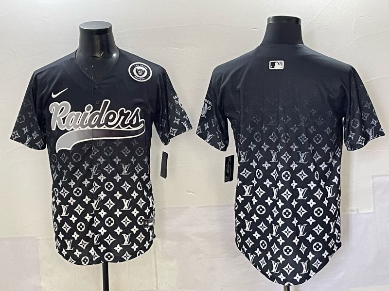 Men 2025 Oakland Raiders Blank Black Nike Limited NFL Jersey 04